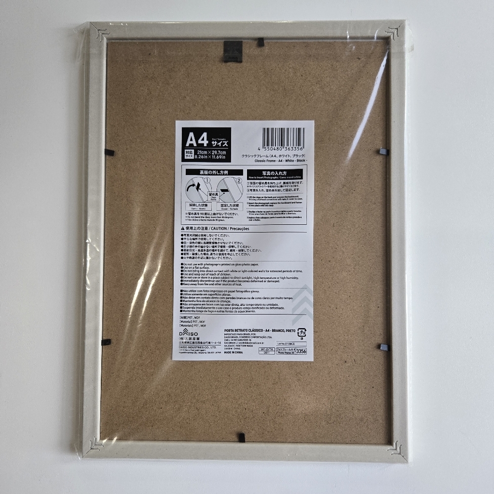 White A4 Photo Frame - Picture 4 of 6